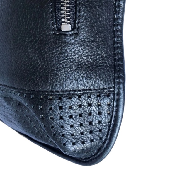 b. makowsky Sleek Black Leather Hobo - Picture 5 of 11